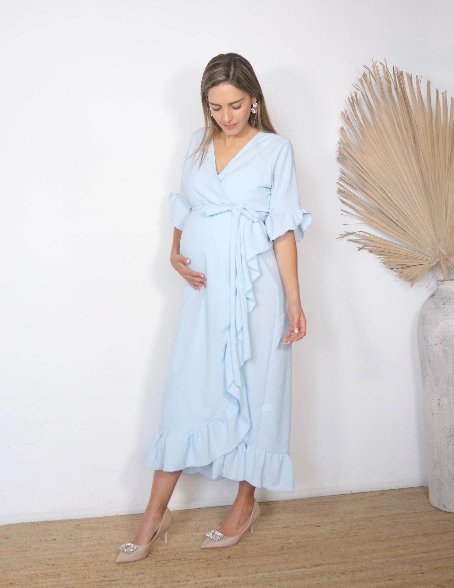 Vestido de maternidad, Ursula azul madrid claro M y G