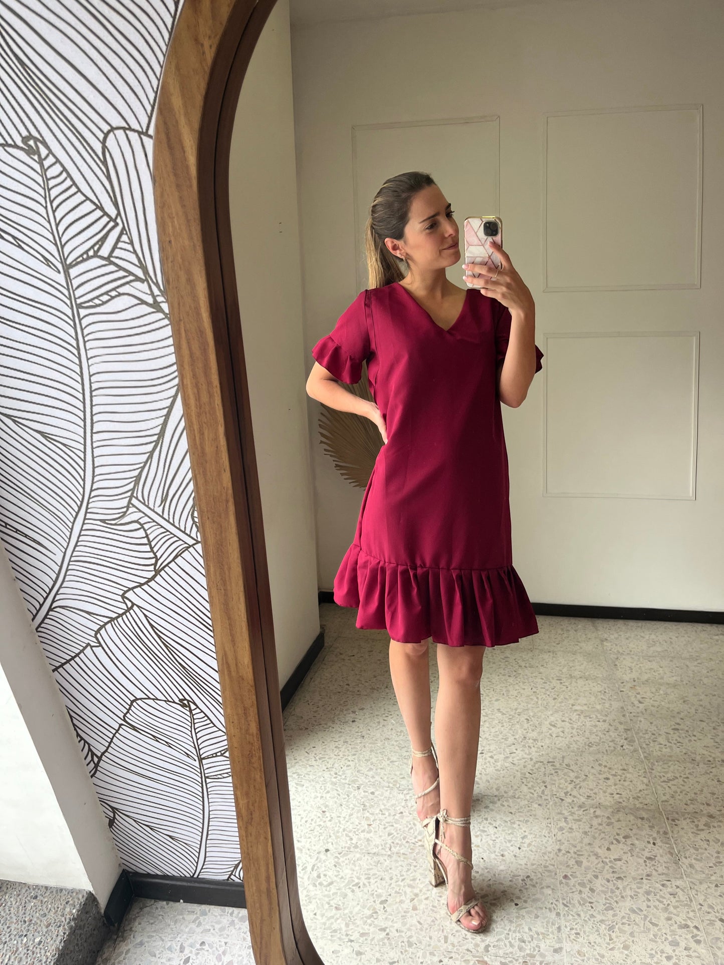 Vestido de lactancia Isabella, vino