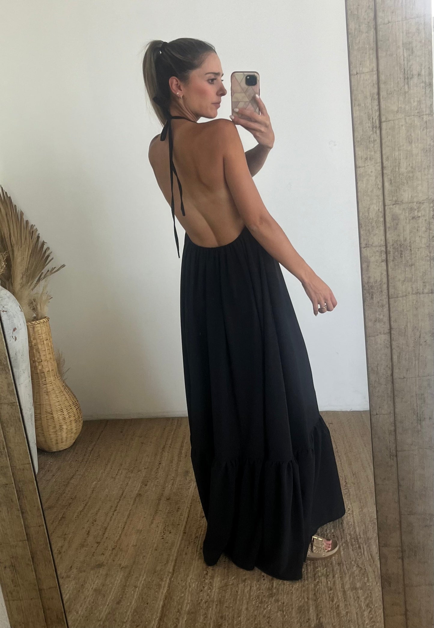 Vestido de maternidad Elisa, negro