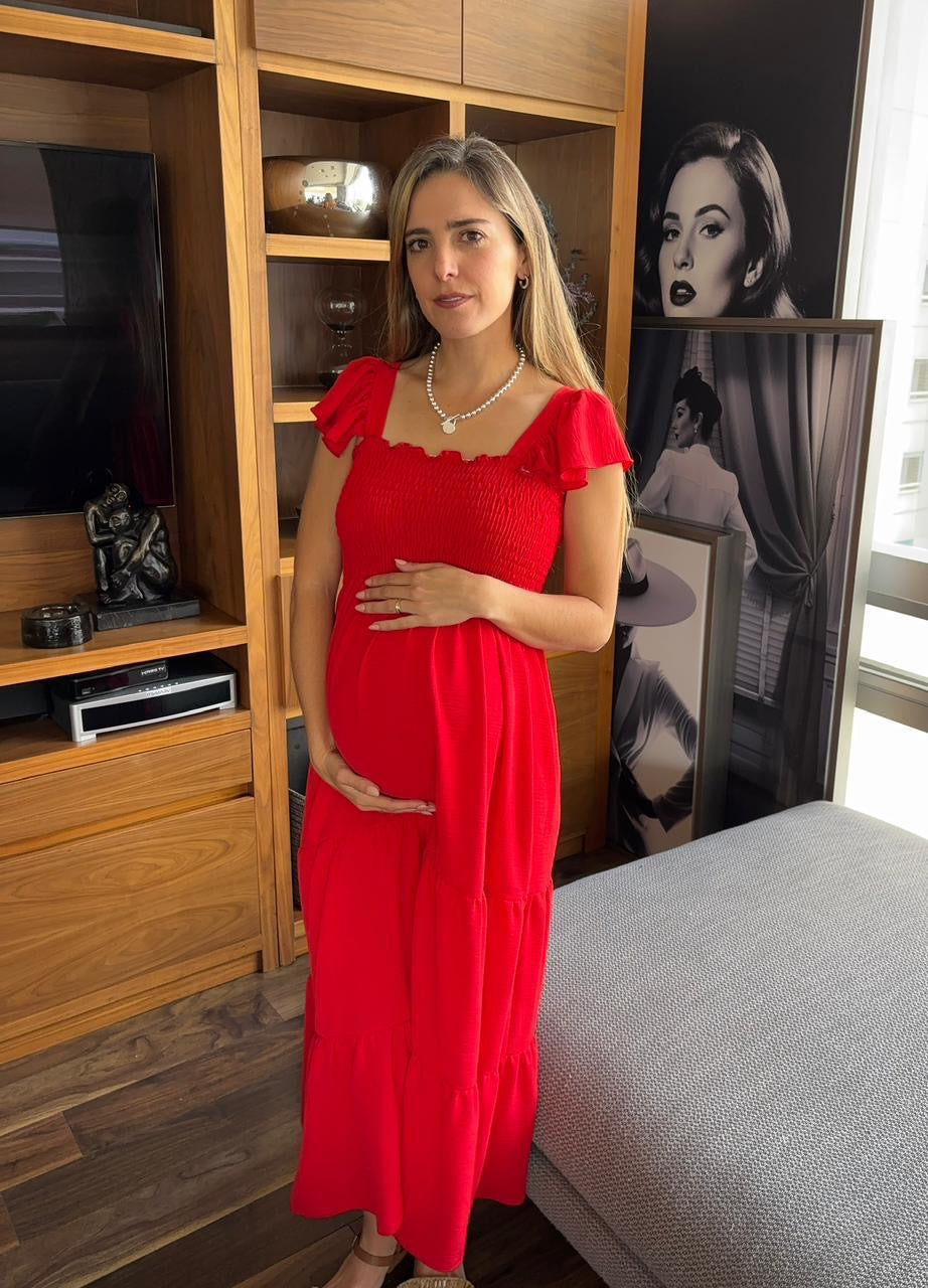 Vestido de Maternidad, Lucy Rojo Unitalla