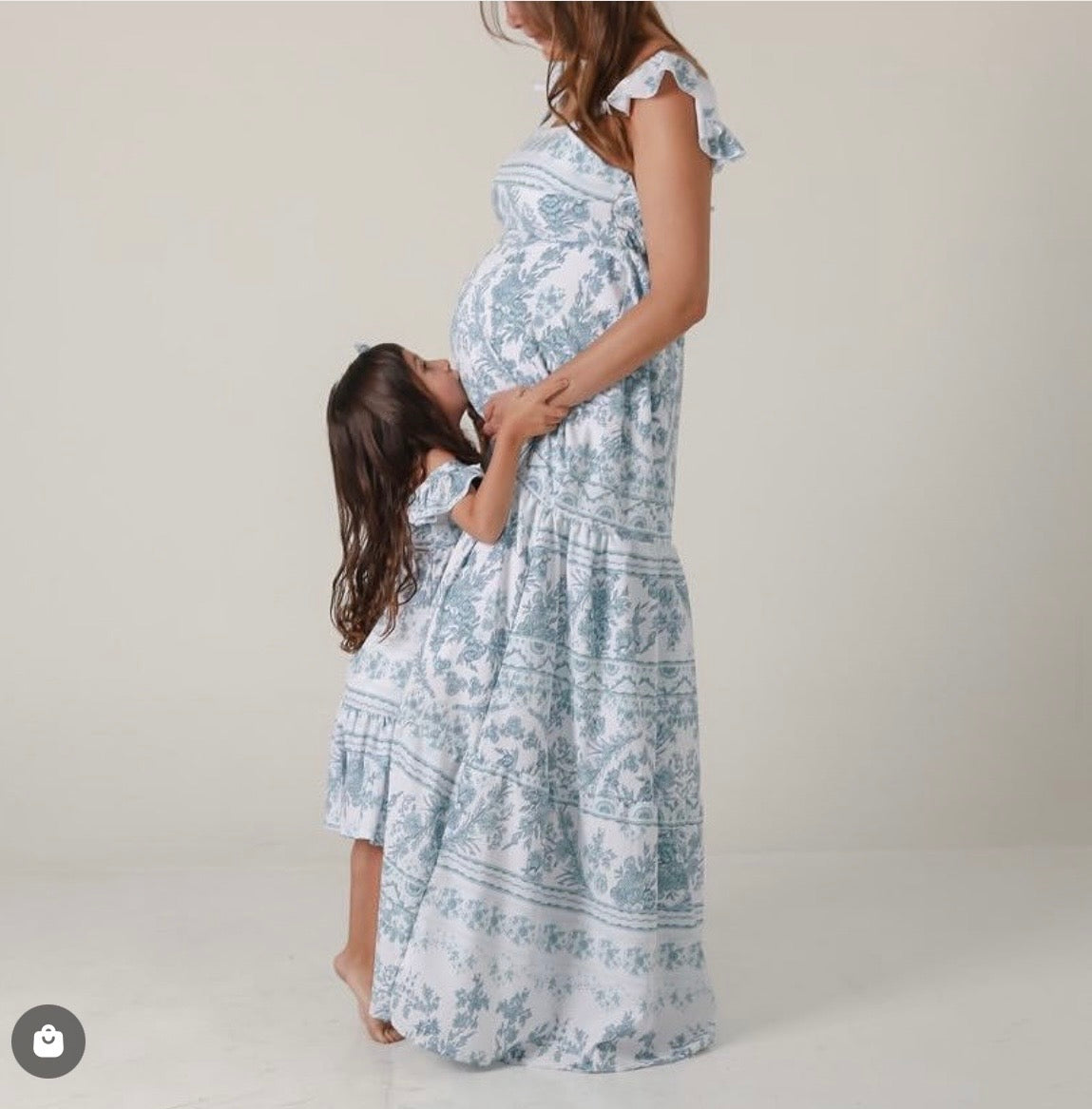 Vestidos “Matching outfit” Dalia Olanes, Garigoleado CH mamá y niña 12 meses