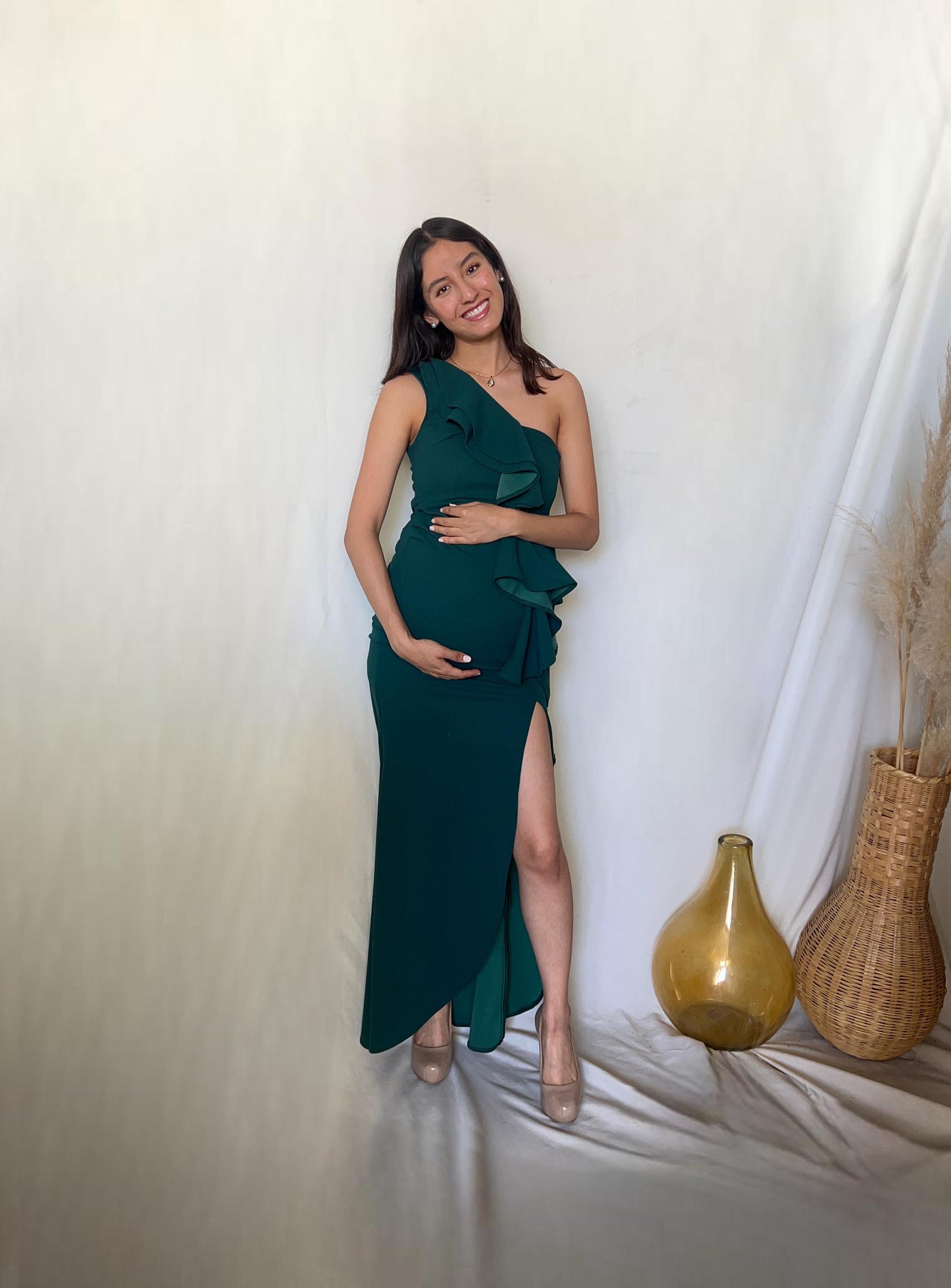 Vestido de maternidad, Britany verde bandera vértigo