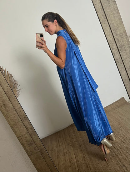 Vestido de maternidad Sonia rayas azules XG