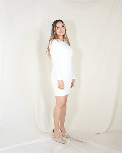 Vestido de maternidad y lactancia ivory Larisa