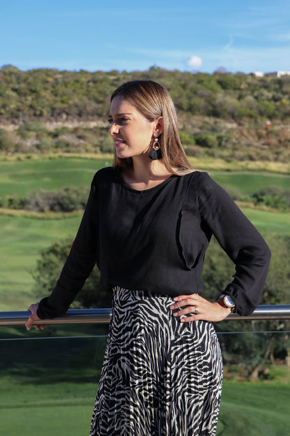 Blusa de Lactancia, Daniela Negra XCH a XG