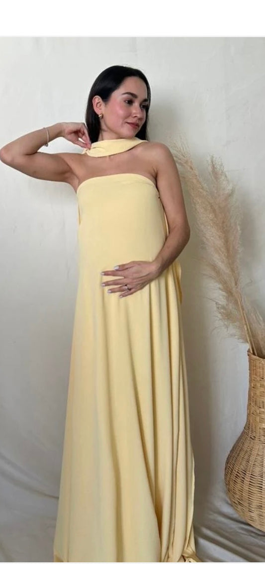 Vestido de Maternidad, Adela Amarillo M y G
