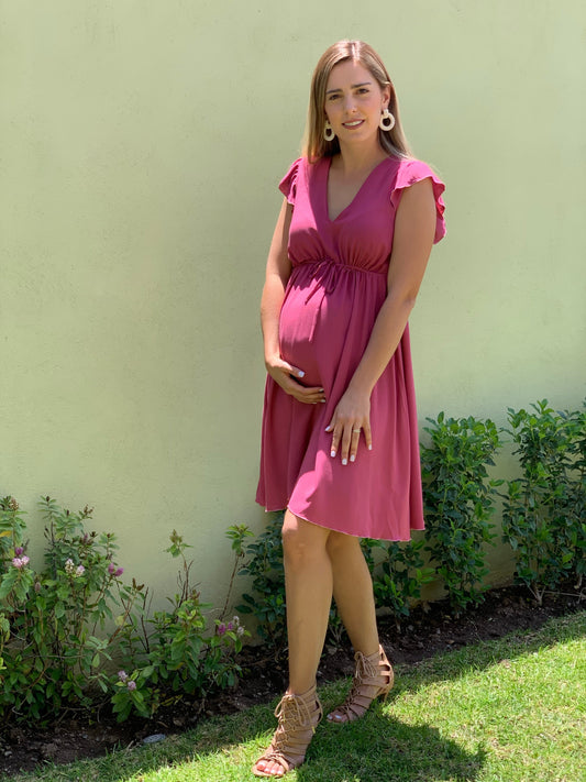Vestido de maternidad, Sofia Rosa quemado M y G