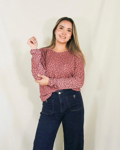 Blusa de Lactancia, Daniela dálmatas stretch