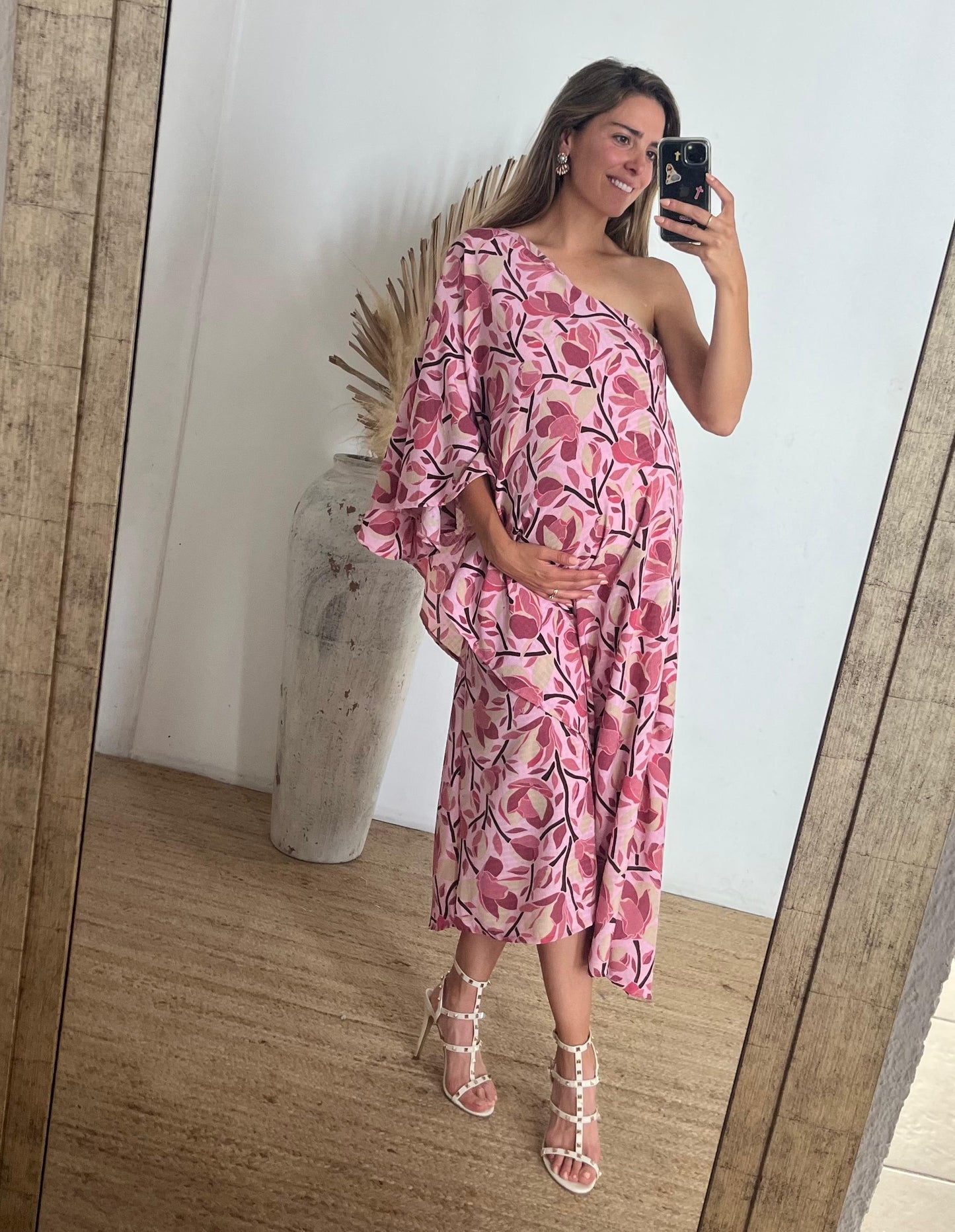 Vestido de maternidad Ilya, Rosa Tallos M