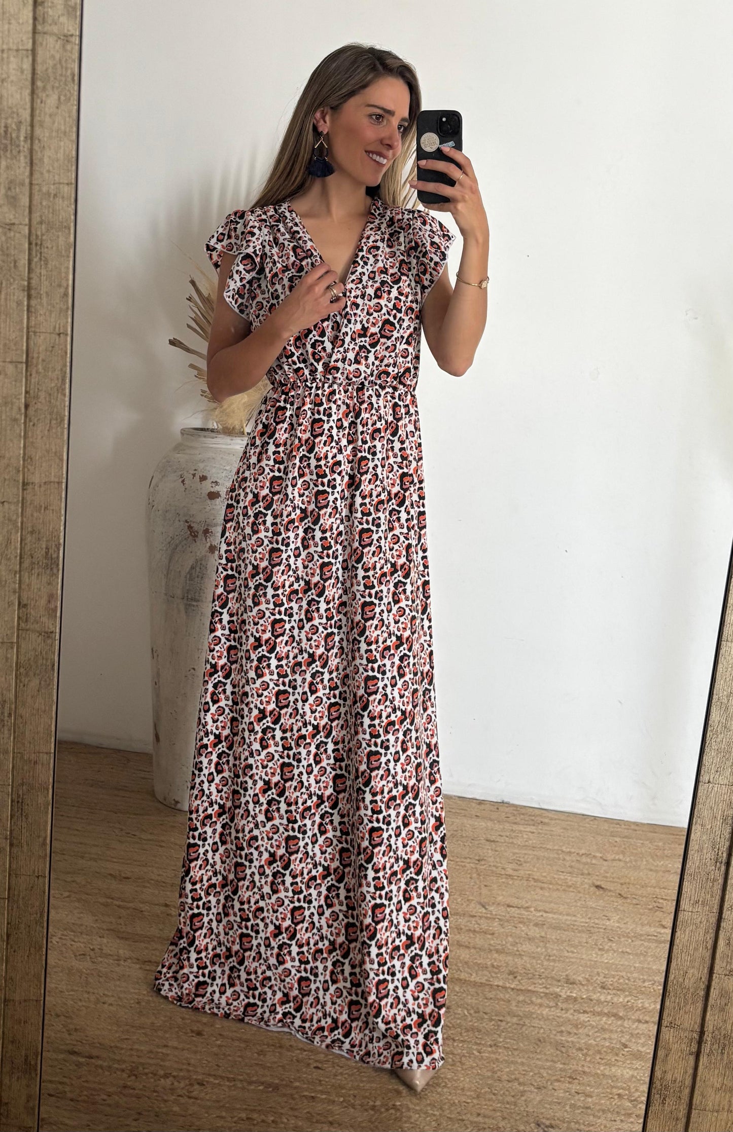Vestido lactancia Leticia, leopardo cheeta CH