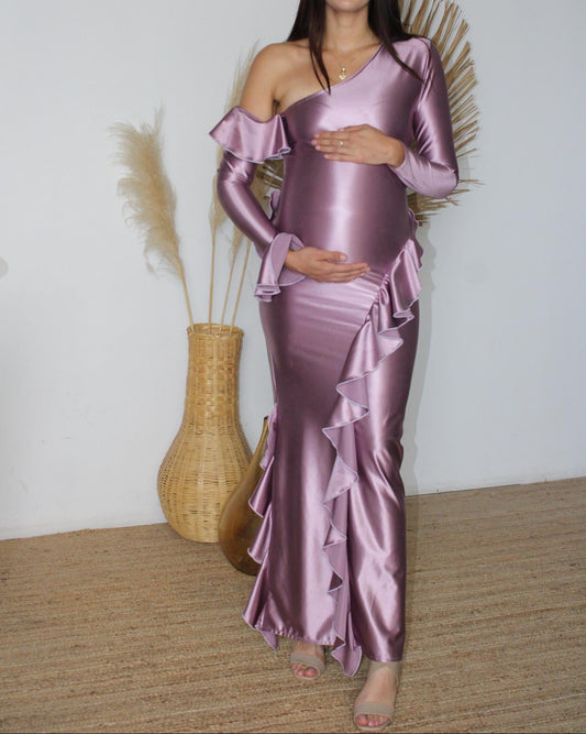 Vestido de maternidad Elsa, lavanda CH