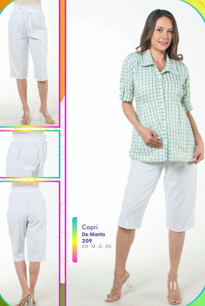 Capris de maternidad (varios colores)
