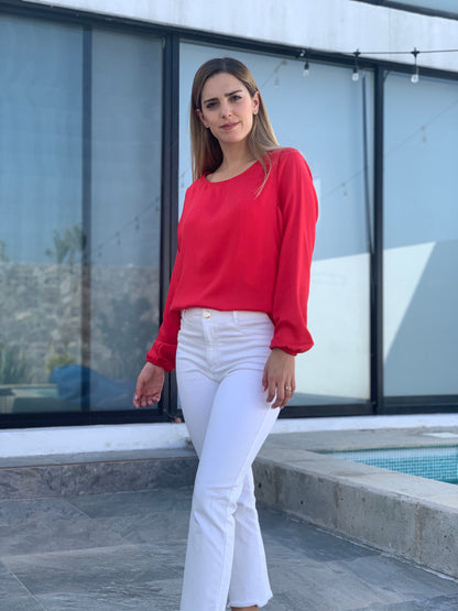Blusa lactancia, Daniela rojo M