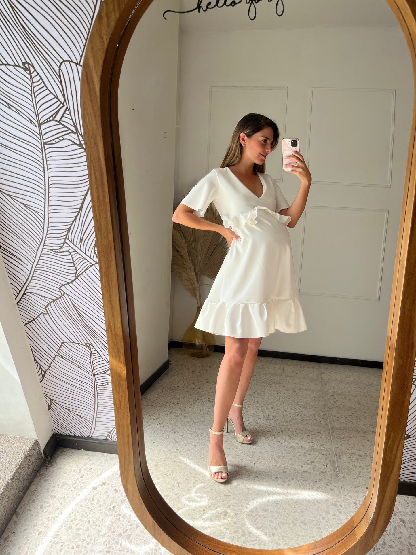 Vestido maternidad Karina ivory M