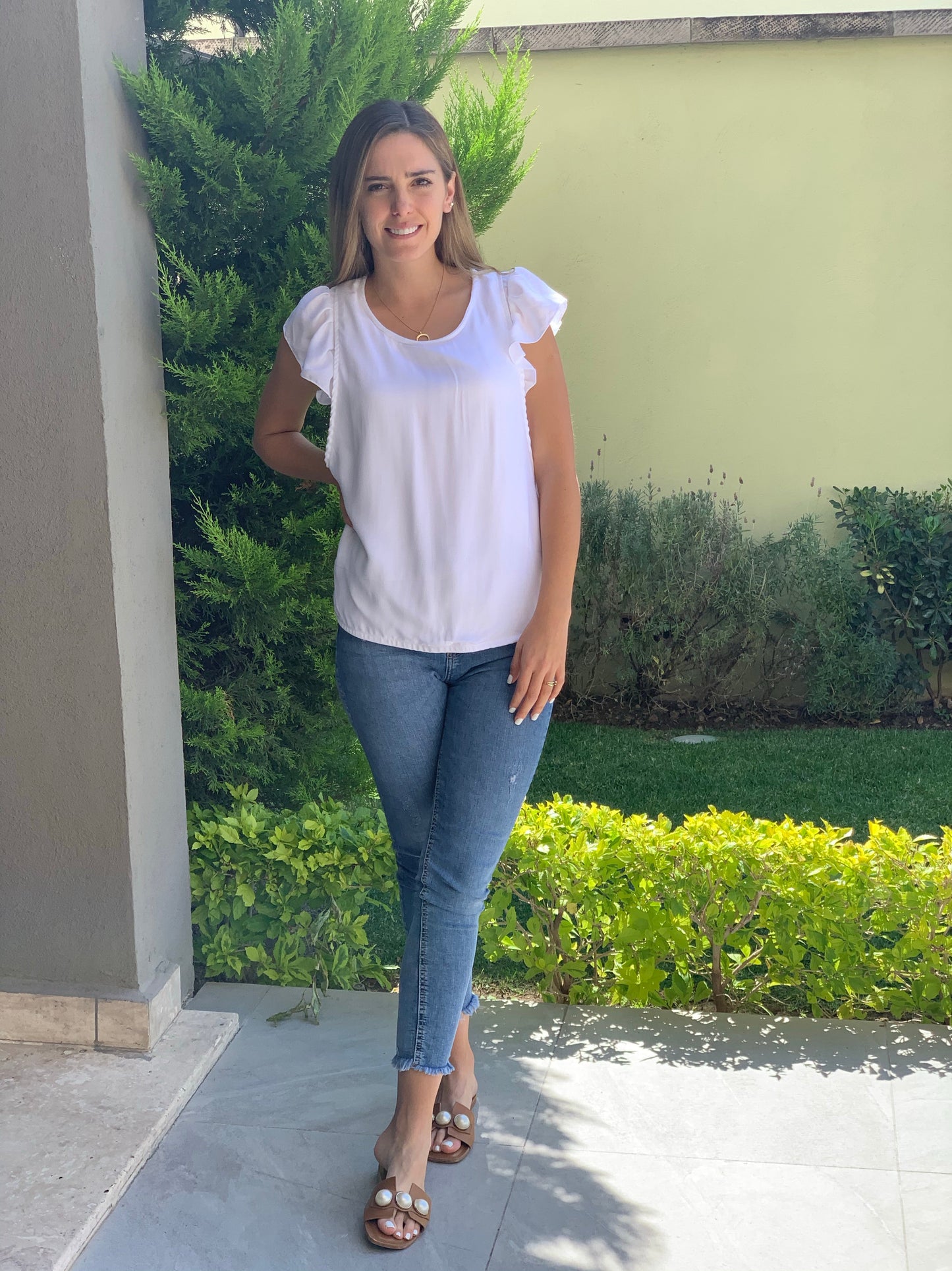Blusa de lactancia, Andy blanca CH, M y XG