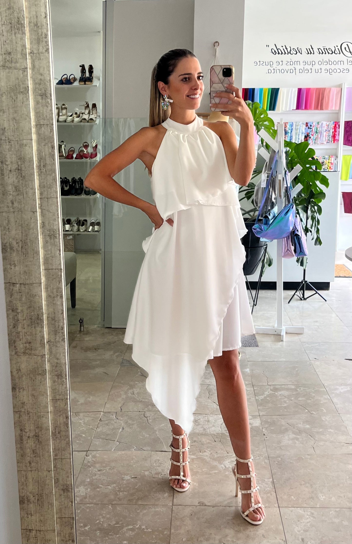 Vestido de maternidad y lactancia Ariel, color Ivory CH, M